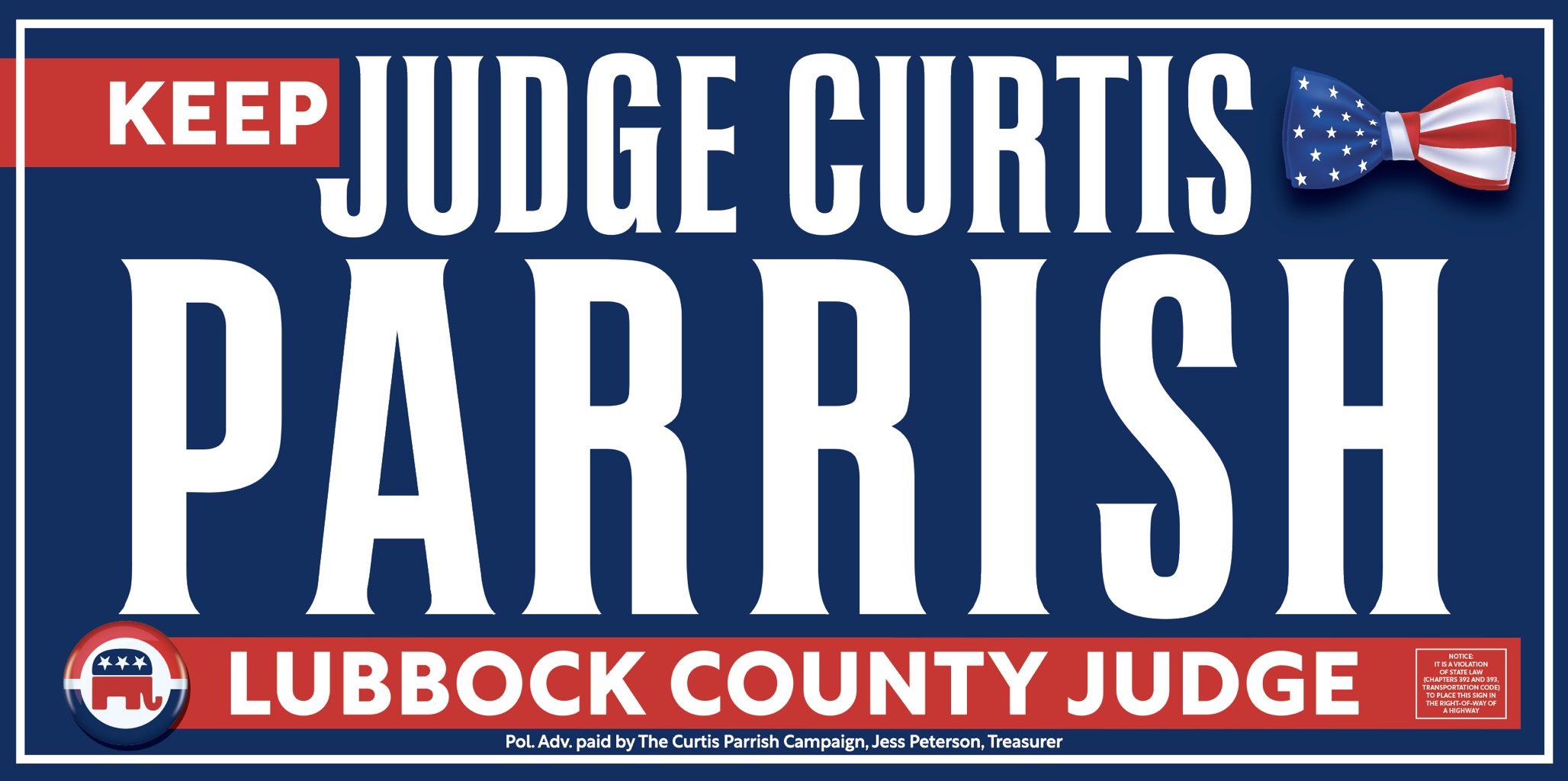 Curtis Parrish for County Judge